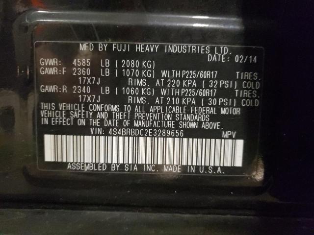 Photo 13 VIN: 4S4BRBDC2E3289656 - SUBARU OUTBACK 