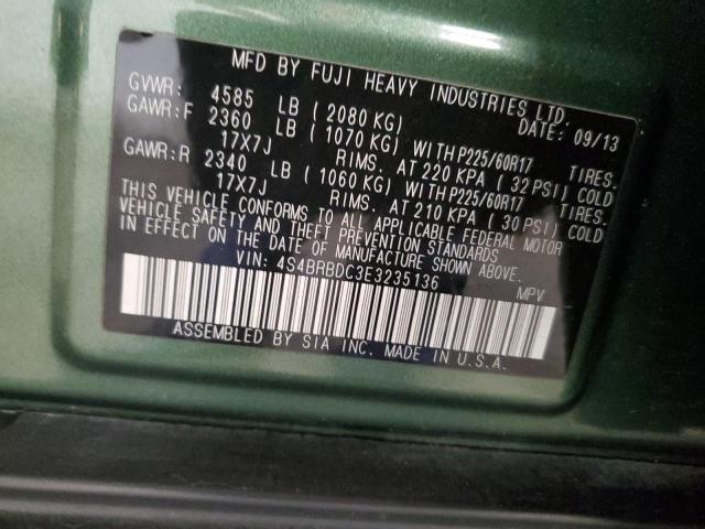 Photo 11 VIN: 4S4BRBDC3E3235136 - SUBARU OUTBACK 2. 