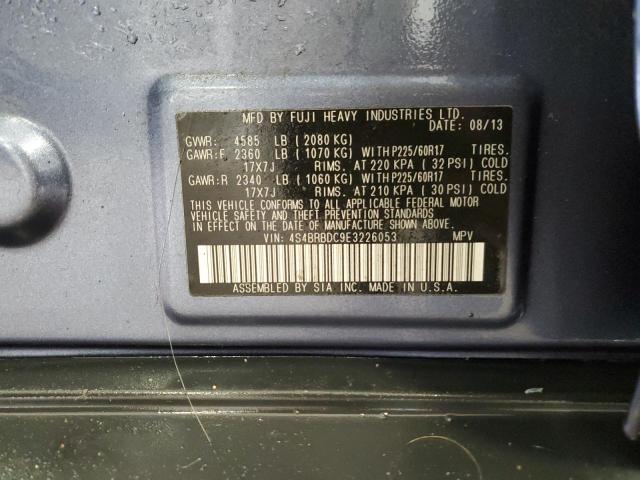 Photo 11 VIN: 4S4BRBDC9E3226053 - SUBARU OUTBACK 