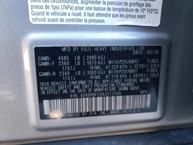 Photo 11 VIN: 4S4BRBFC0A3373269 - SUBARU OUTBACK 2. 