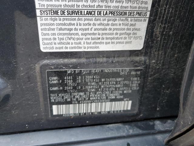 Photo 11 VIN: 4S4BRBFCXB3348560 - SUBARU OUTBACK 