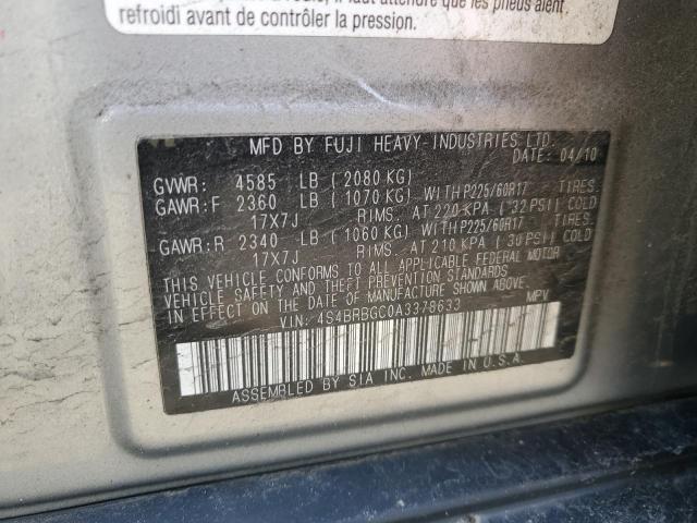 Photo 11 VIN: 4S4BRBGC0A3378633 - SUBARU OUTBACK 