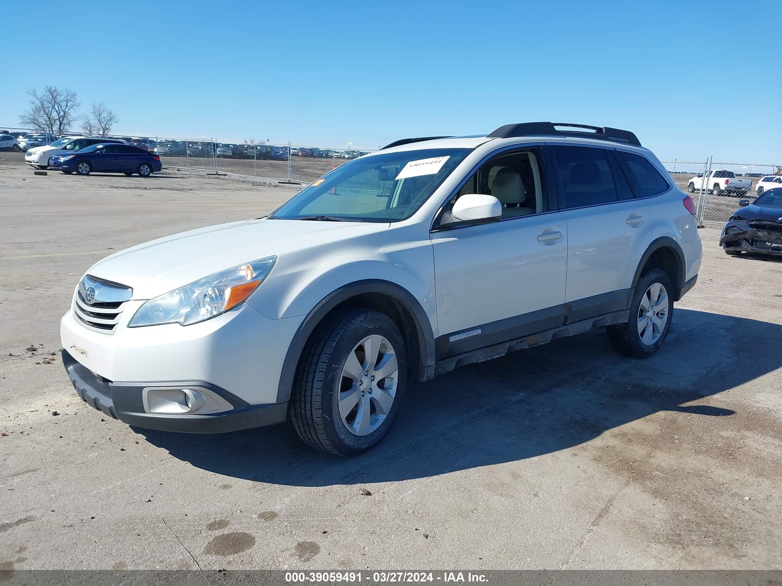 Photo 1 VIN: 4S4BRBGC1A3368192 - SUBARU OUTBACK 