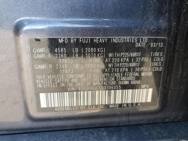 Photo 11 VIN: 4S4BRBGC5D3306055 - SUBARU OUTBACK 