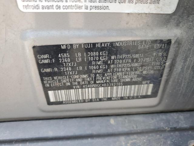 Photo 12 VIN: 4S4BRBGCXB3392105 - SUBARU OUTBACK 