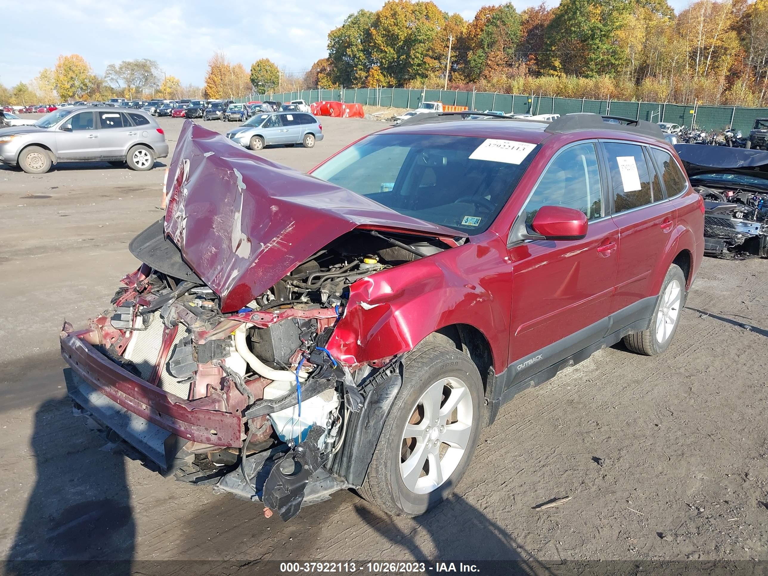 Photo 1 VIN: 4S4BRBGCXD3288491 - SUBARU OUTBACK 