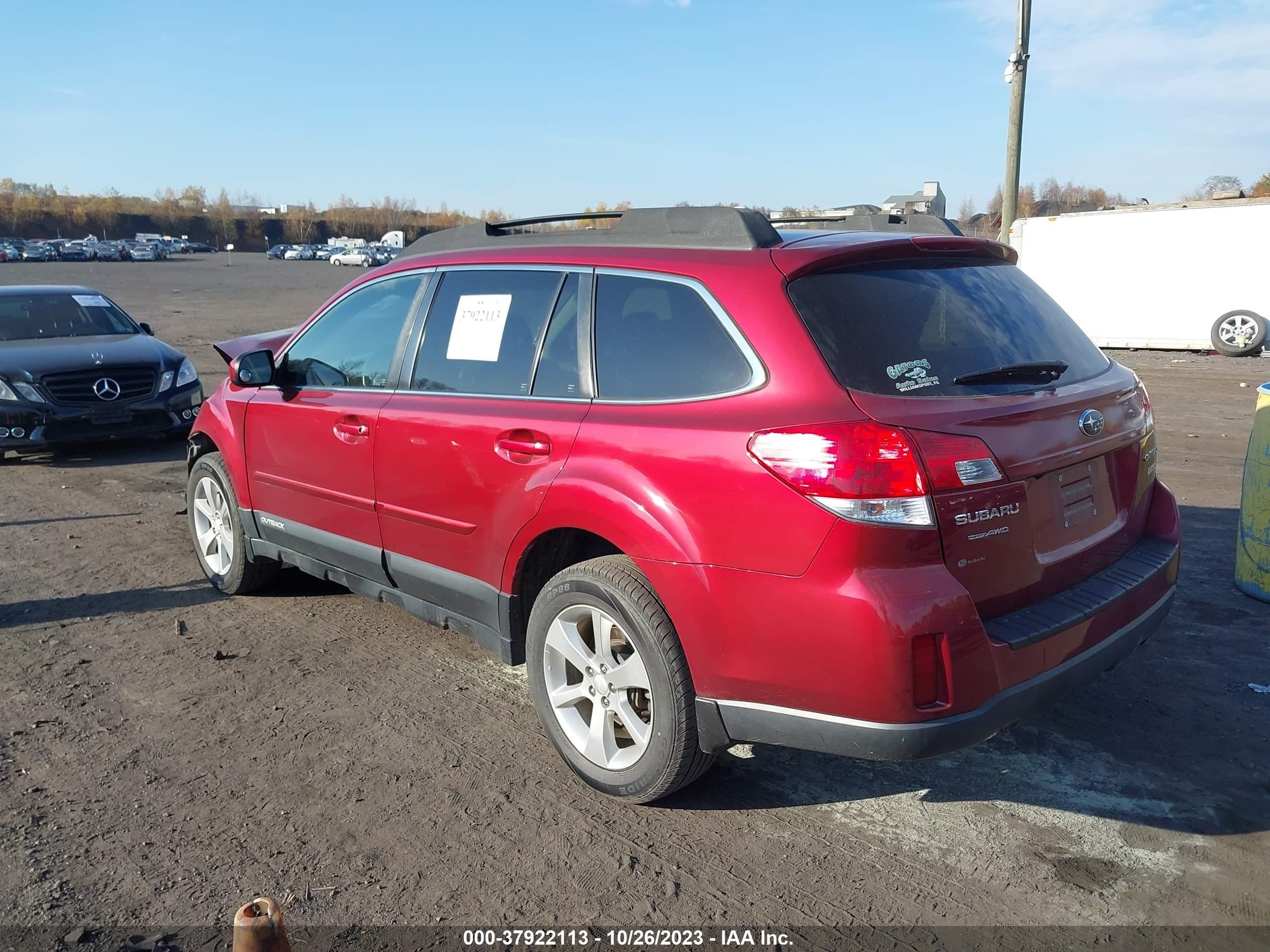 Photo 2 VIN: 4S4BRBGCXD3288491 - SUBARU OUTBACK 