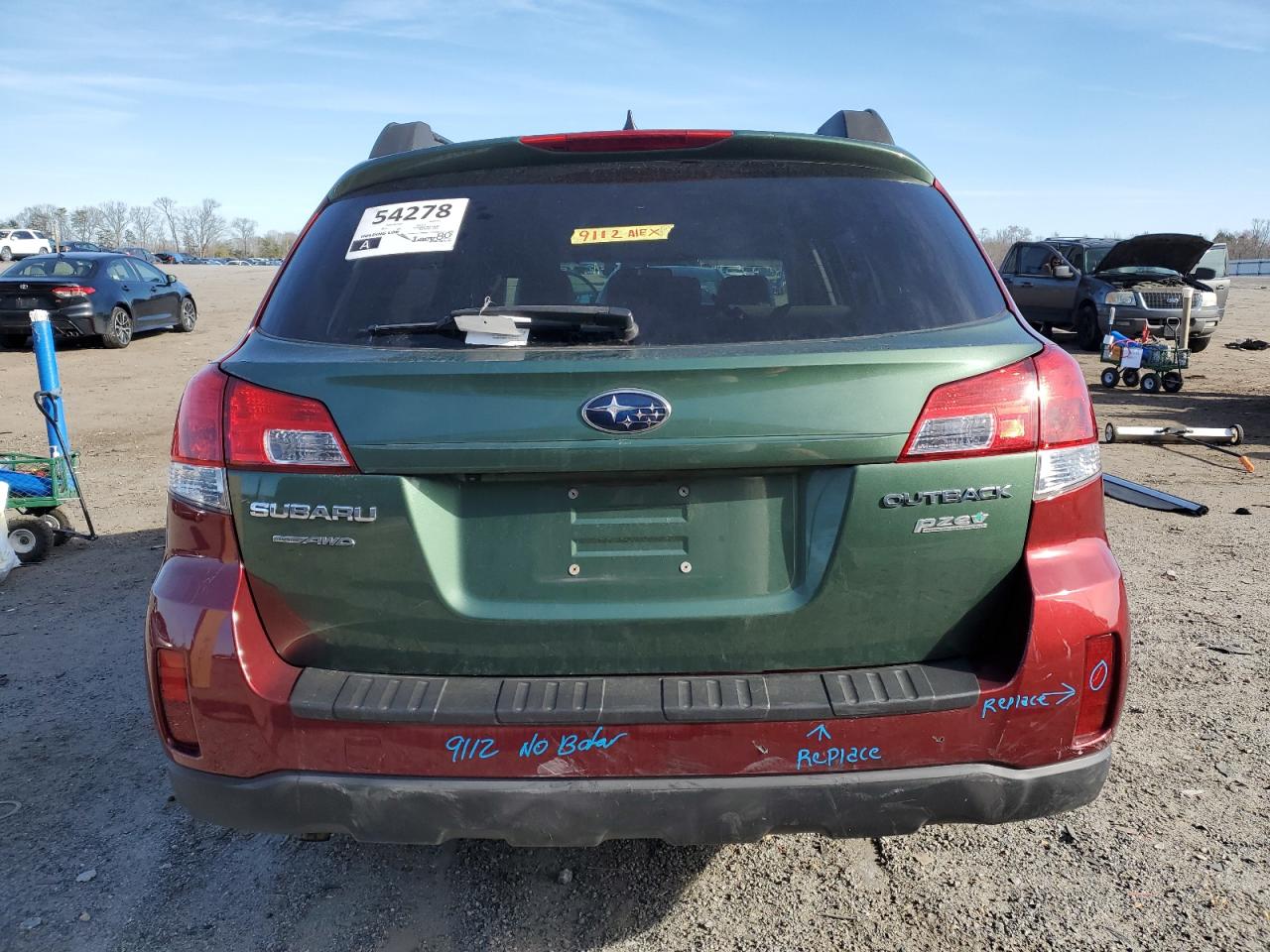 Photo 5 VIN: 4S4BRBJC0B3370753 - SUBARU OUTBACK 