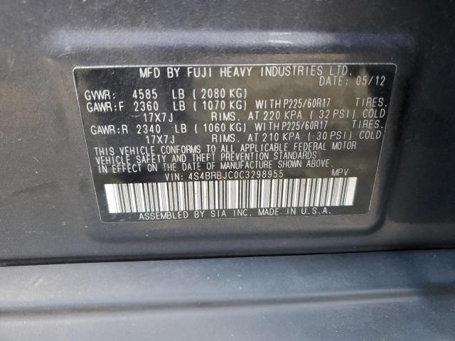 Photo 12 VIN: 4S4BRBJC0C3298955 - SUBARU OUTBACK 2. 