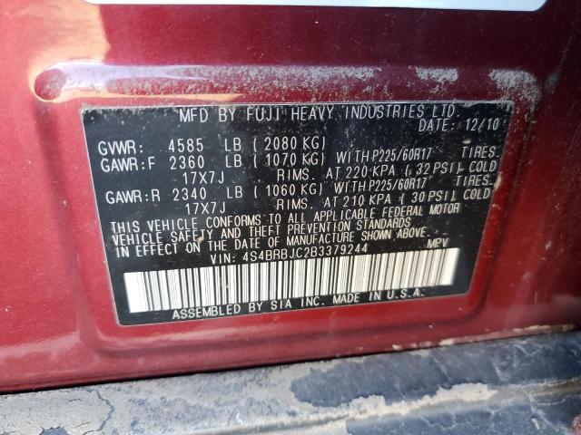 Photo 12 VIN: 4S4BRBJC2B3379244 - SUBARU OUTBACK 