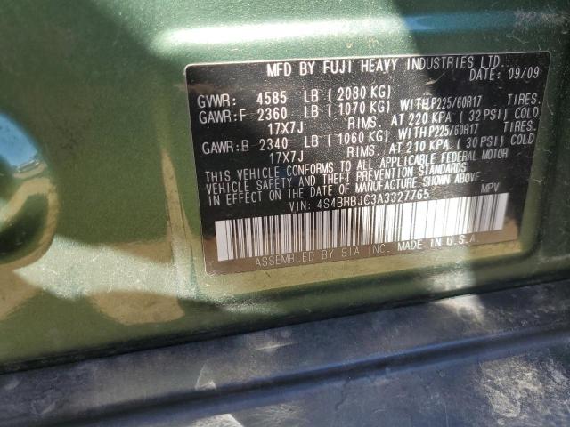 Photo 12 VIN: 4S4BRBJC3A3327765 - SUBARU OUTBACK 2. 