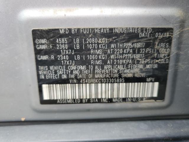 Photo 11 VIN: 4S4BRBKC1D3305895 - SUBARU OUTBACK 2. 