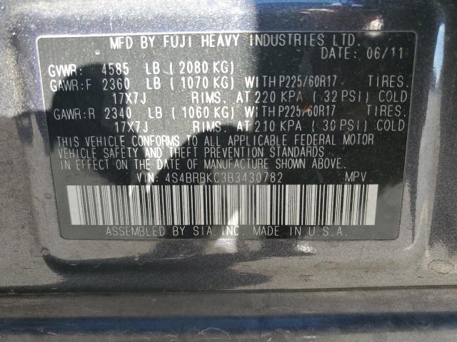 Photo 13 VIN: 4S4BRBKC3B3430782 - SUBARU OUTBACK 2. 