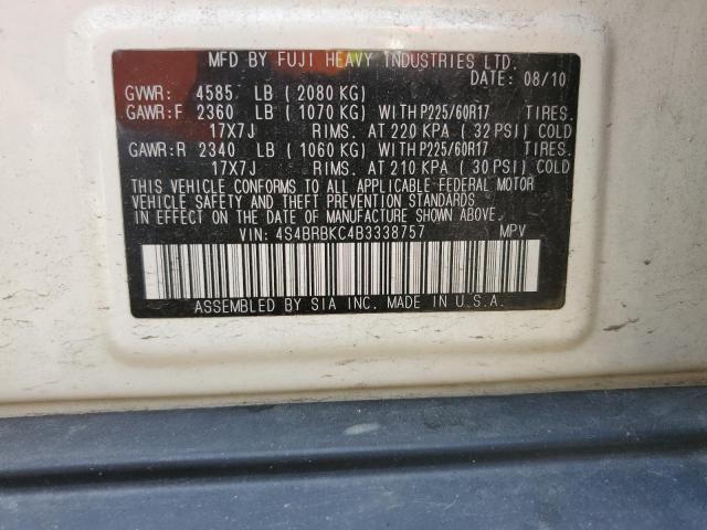 Photo 12 VIN: 4S4BRBKC4B3338757 - SUBARU OUTBACK 