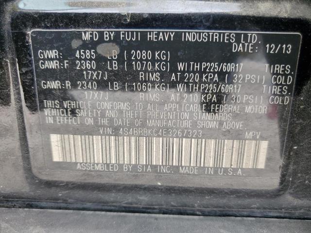 Photo 11 VIN: 4S4BRBKC4E3267323 - SUBARU OUTBACK 2. 