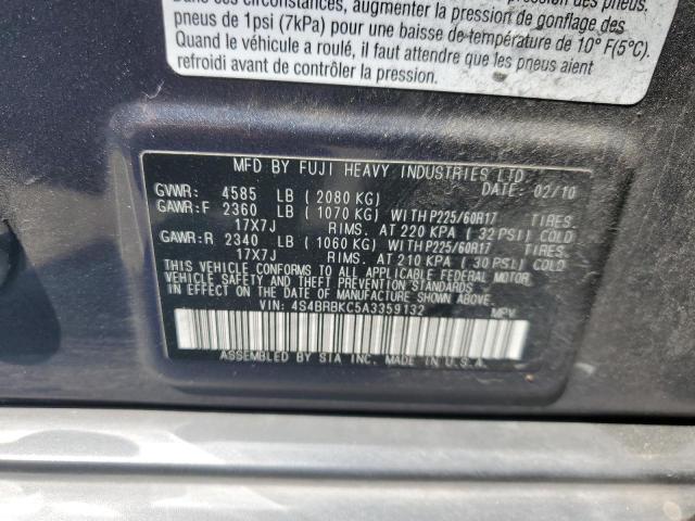 Photo 13 VIN: 4S4BRBKC5A3359132 - SUBARU OUTBACK 