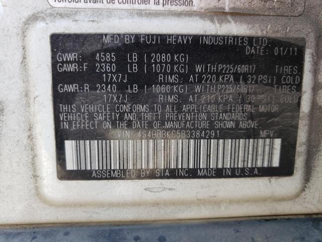 Photo 11 VIN: 4S4BRBKC5B3384291 - SUBARU OUTBACK 2. 