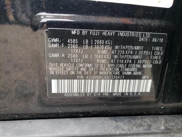 Photo 12 VIN: 4S4BRBKC6B3320471 - SUBARU OUTBACK 