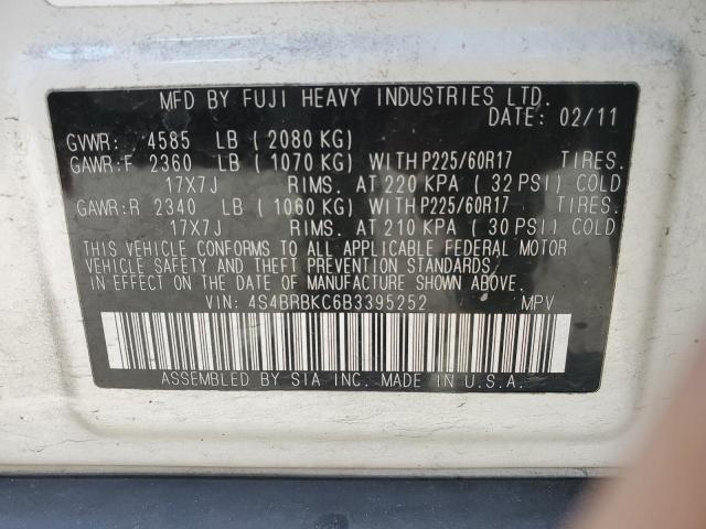 Photo 12 VIN: 4S4BRBKC6B3395252 - SUBARU OUTBACK 2. 