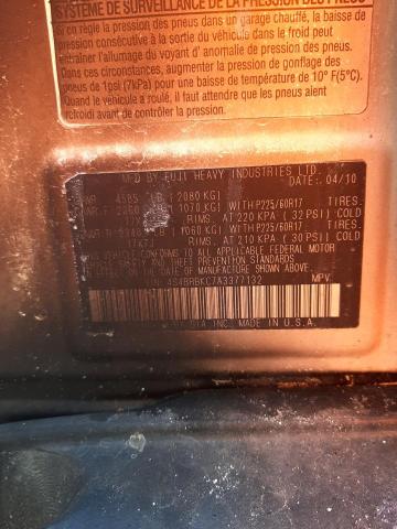 Photo 11 VIN: 4S4BRBKC7A3377132 - SUBARU OUTBACK 2. 