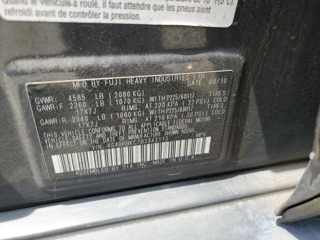 Photo 11 VIN: 4S4BRBKC7B3343113 - SUBARU OUTBACK 