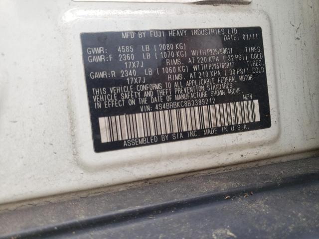 Photo 12 VIN: 4S4BRBKC8B3389212 - SUBARU OUTBACK 2. 