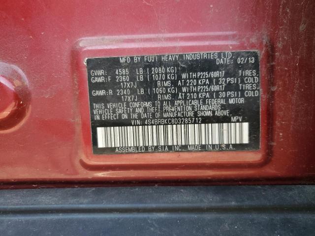 Photo 12 VIN: 4S4BRBKC8D3285712 - SUBARU OUTBACK 2. 