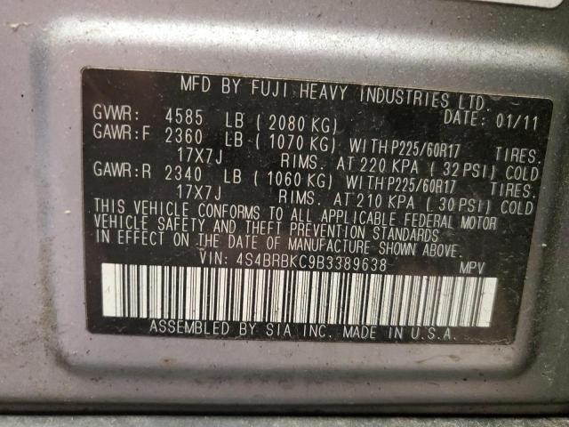 Photo 12 VIN: 4S4BRBKC9B3389638 - SUBARU OUTBACK 