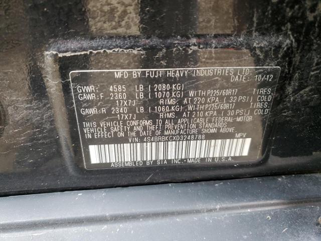 Photo 11 VIN: 4S4BRBKCXD3248788 - SUBARU OUTBACK 