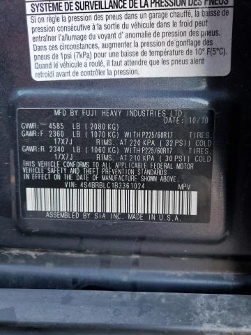 Photo 11 VIN: 4S4BRBLC1B3361024 - SUBARU OUTBACK 2. 