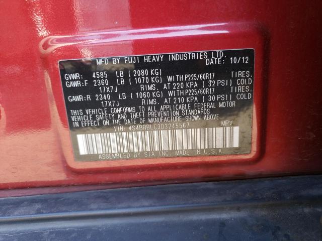 Photo 11 VIN: 4S4BRBLC3D3245567 - SUBARU OUTBACK 2. 