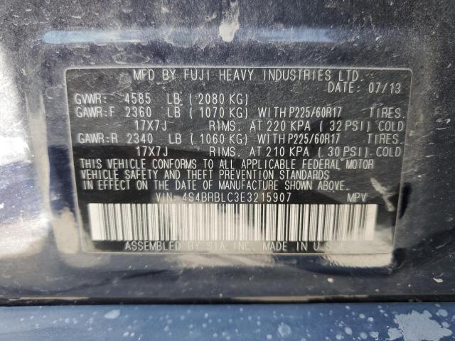 Photo 12 VIN: 4S4BRBLC3E3215907 - SUBARU OUTBACK 2. 