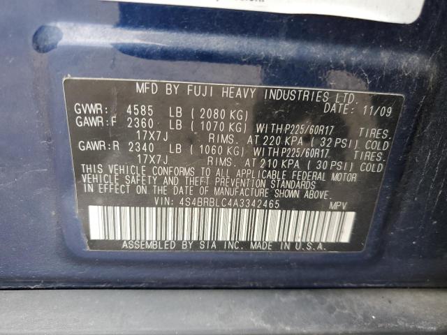 Photo 11 VIN: 4S4BRBLC4A3342465 - SUBARU OUTBACK 2. 