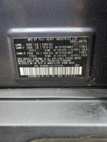 Photo 12 VIN: 4S4BRBLC4E3225488 - SUBARU OUTBACK 