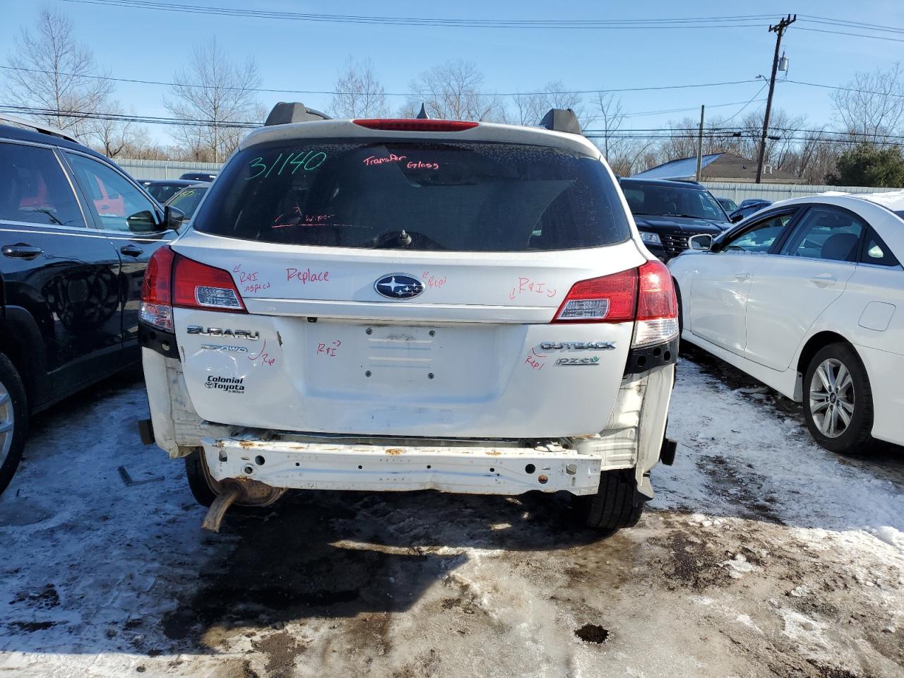 Photo 5 VIN: 4S4BRBLC7B3336676 - SUBARU OUTBACK 