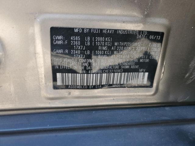 Photo 11 VIN: 4S4BRBLCXE3210963 - SUBARU OUTBACK 