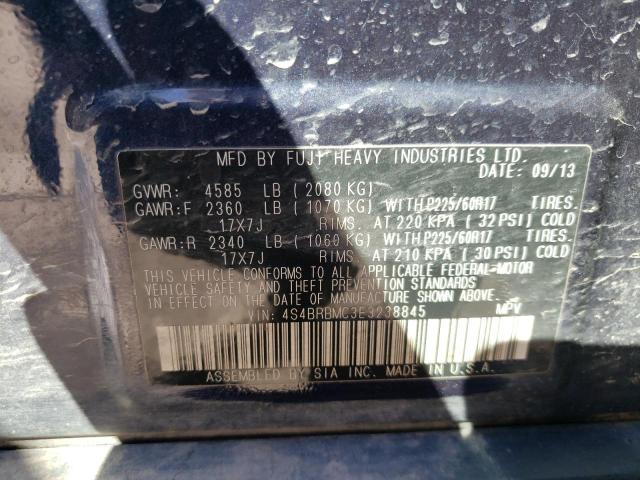 Photo 9 VIN: 4S4BRBMC3E3238845 - SUBARU OUTBACK 2. 