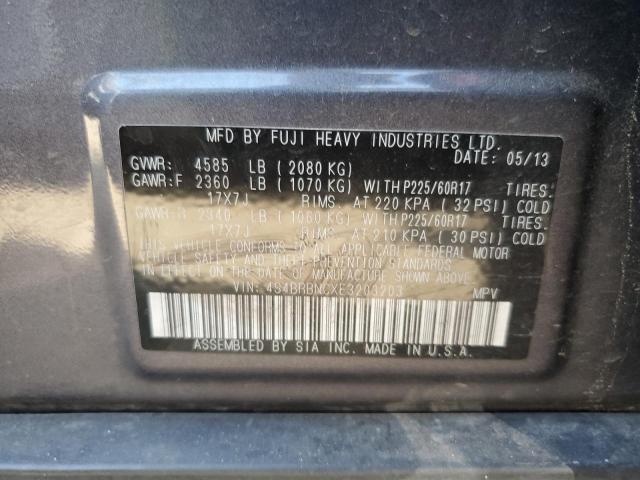 Photo 9 VIN: 4S4BRBNCXE3203203 - SUBARU OUTBACK 2. 