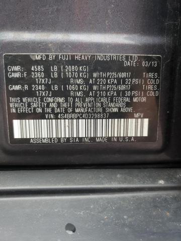 Photo 12 VIN: 4S4BRBPC4D3298837 - SUBARU OUTBACK 