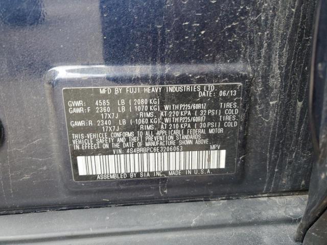 Photo 11 VIN: 4S4BRBPC6E3206063 - SUBARU OUTBACK 2. 