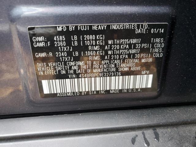 Photo 12 VIN: 4S4BRBPC9E3279136 - SUBARU OUTBACK 2. 