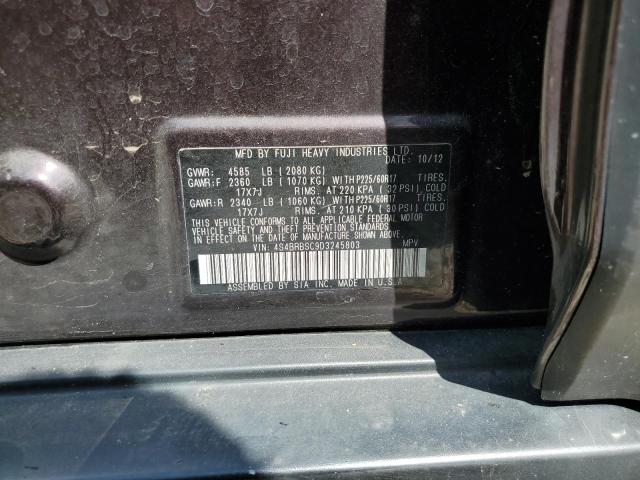 Photo 12 VIN: 4S4BRBSC9D3245803 - SUBARU OUTBACK 