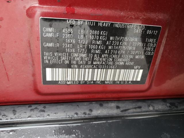 Photo 12 VIN: 4S4BRCAC1D3233667 - SUBARU OUTBACK 2. 