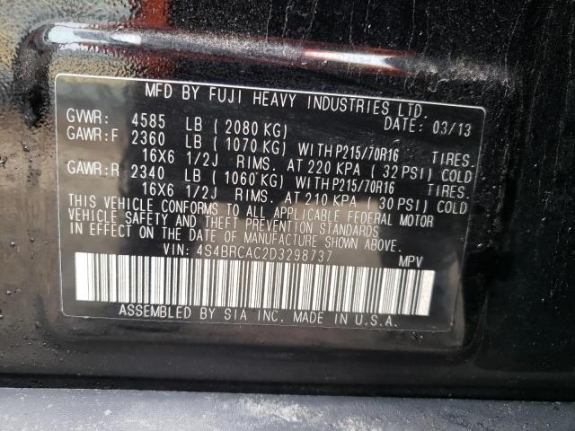 Photo 12 VIN: 4S4BRCAC2D3298737 - SUBARU OUTBACK 