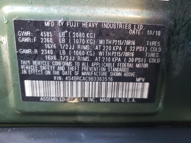 Photo 9 VIN: 4S4BRCAC9B3363516 - SUBARU OUTBACK 2. 