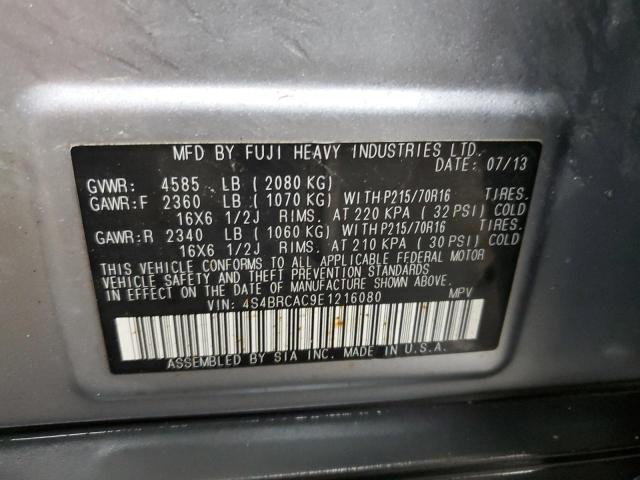 Photo 12 VIN: 4S4BRCAC9E1216080 - SUBARU OUTBACK 