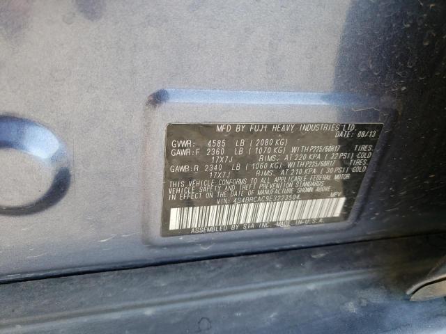 Photo 13 VIN: 4S4BRCAC9E3223504 - SUBARU OUTBACK 2. 