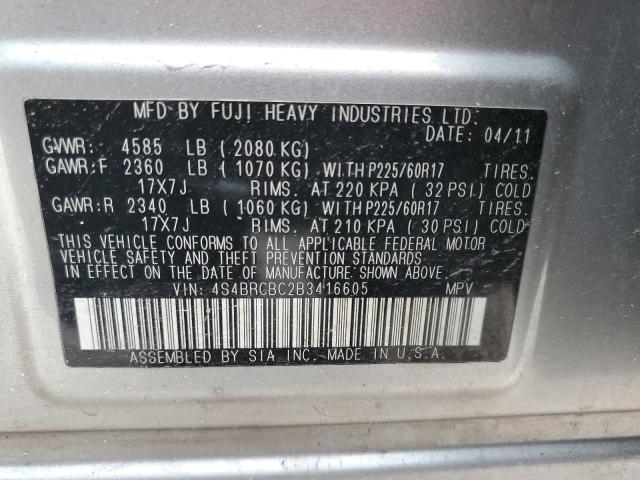 Photo 11 VIN: 4S4BRCBC2B3416605 - SUBARU OUTBACK 2. 