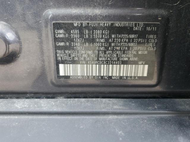 Photo 11 VIN: 4S4BRCBC8C3214403 - SUBARU OUTBACK 2. 