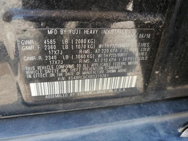 Photo 12 VIN: 4S4BRCBCXB3319281 - SUBARU OUTBACK 